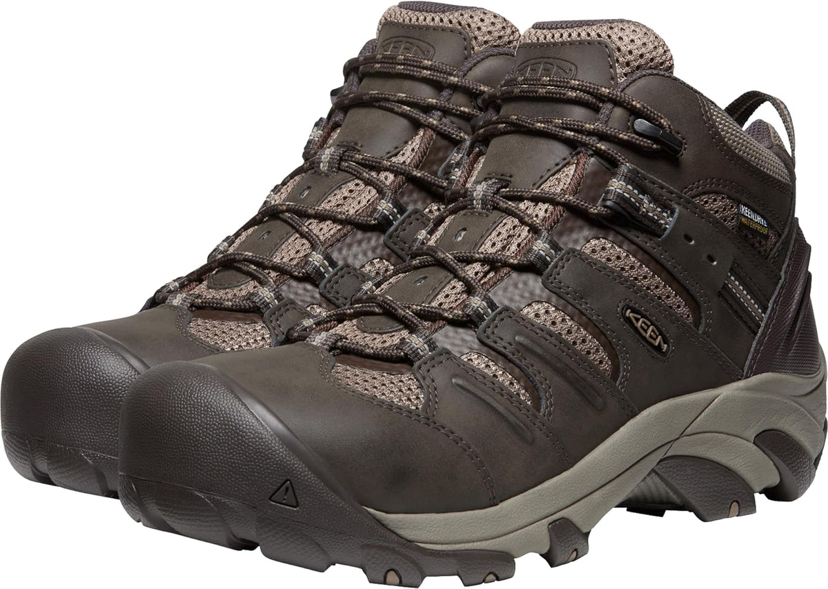 Men'S Lansing Mid Height Steel Toe Waterproof Work Boots