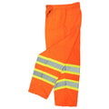 Stay Safe and Visible with Class E Waterproof Hi Vis Orange Safety Pants - Sizes 3X/4X