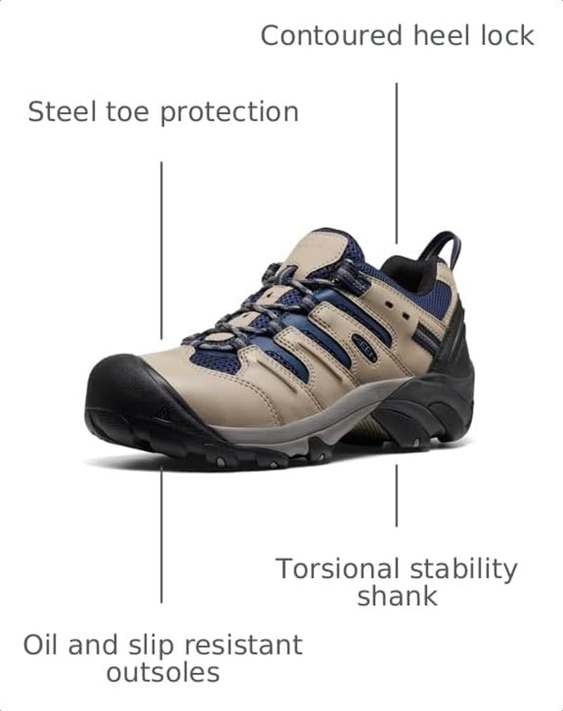 Men'S Lansing Low Height Steel Toe Work Shoes