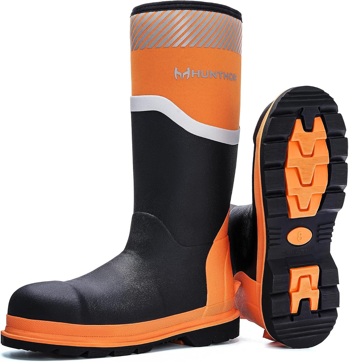 Ultimate Steel Toe Work Boots for Men - Waterproof, Puncture-Proof, and Slip-Resistant for All Work Environments