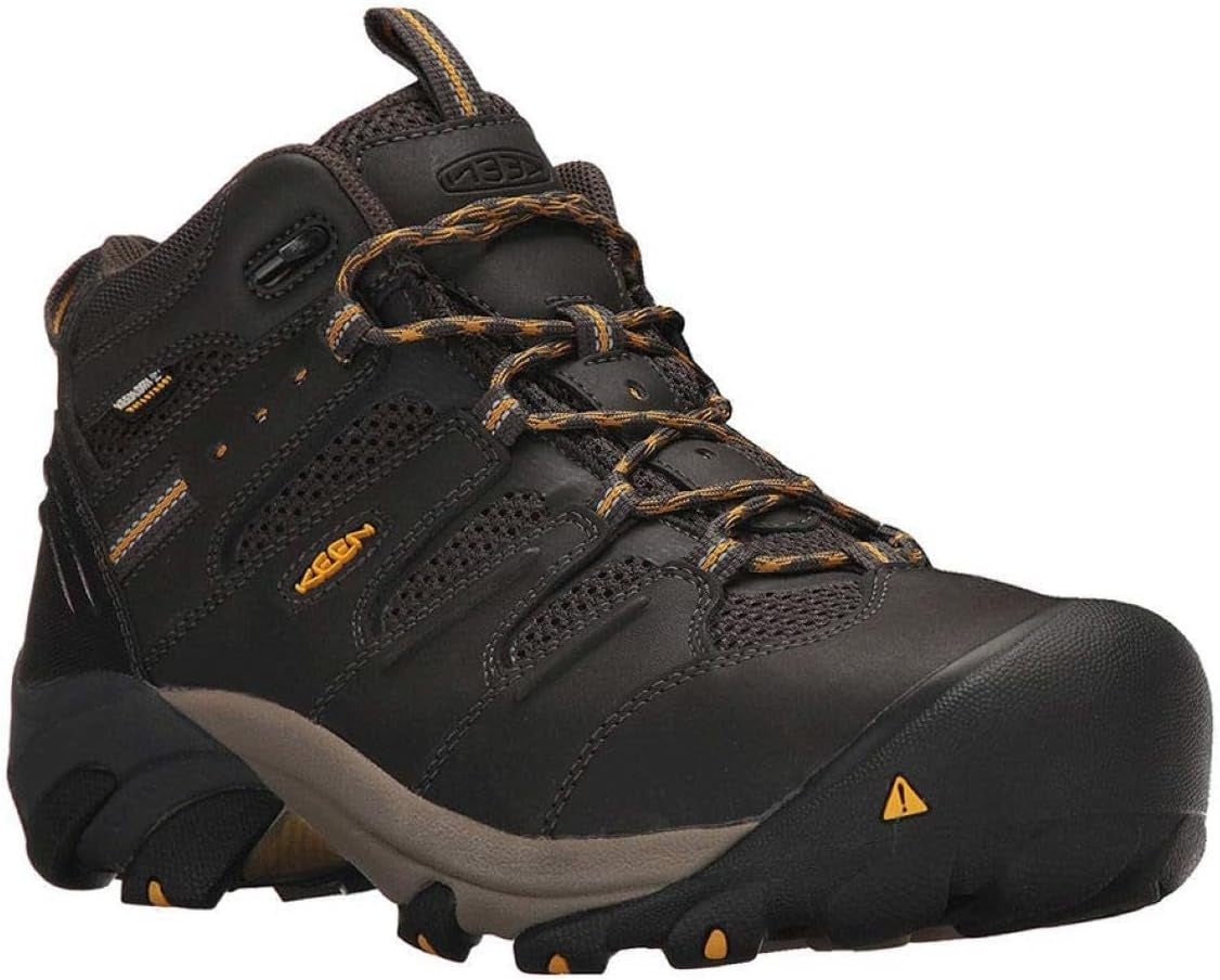 Men'S Lansing Mid Height Steel Toe Waterproof Work Boots