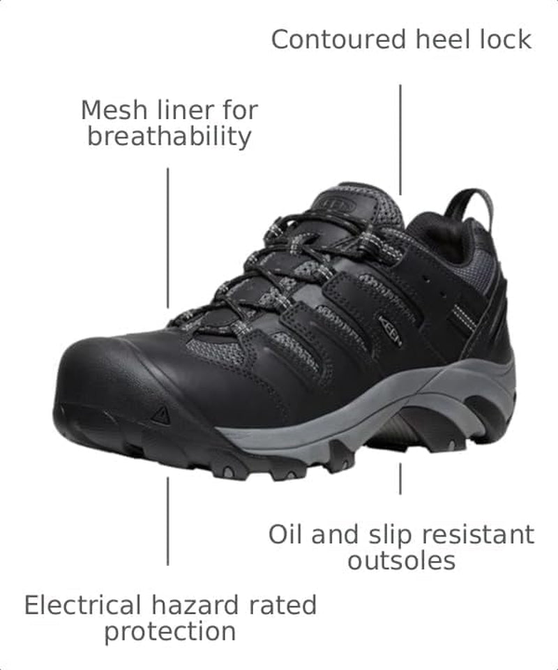Men'S Lansing Low Height Steel Toe Work Shoes