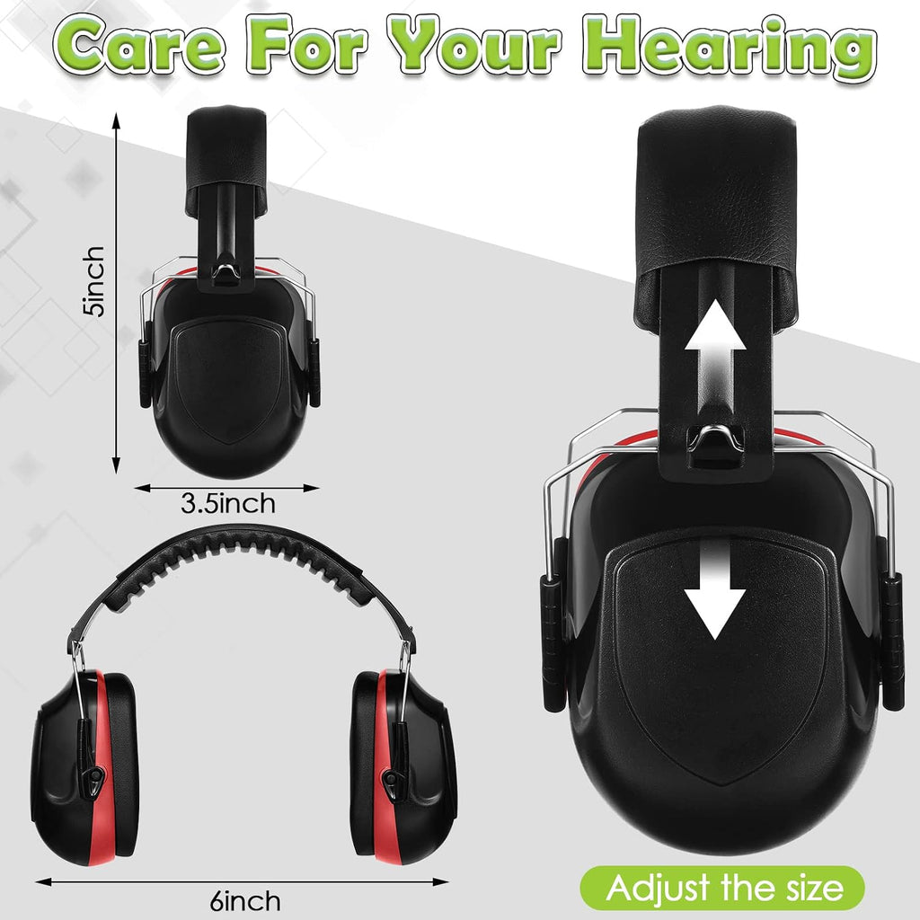 4 Pack Ear Muffs for Noise Reduction