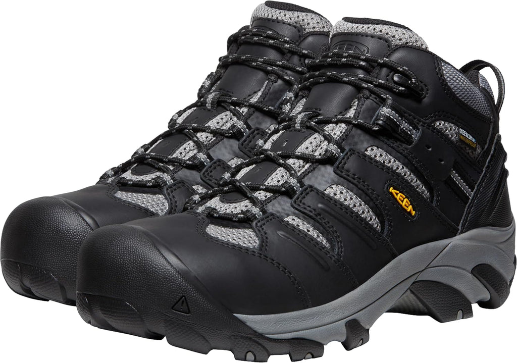 Men'S Lansing Mid Height Steel Toe Waterproof Work Boots