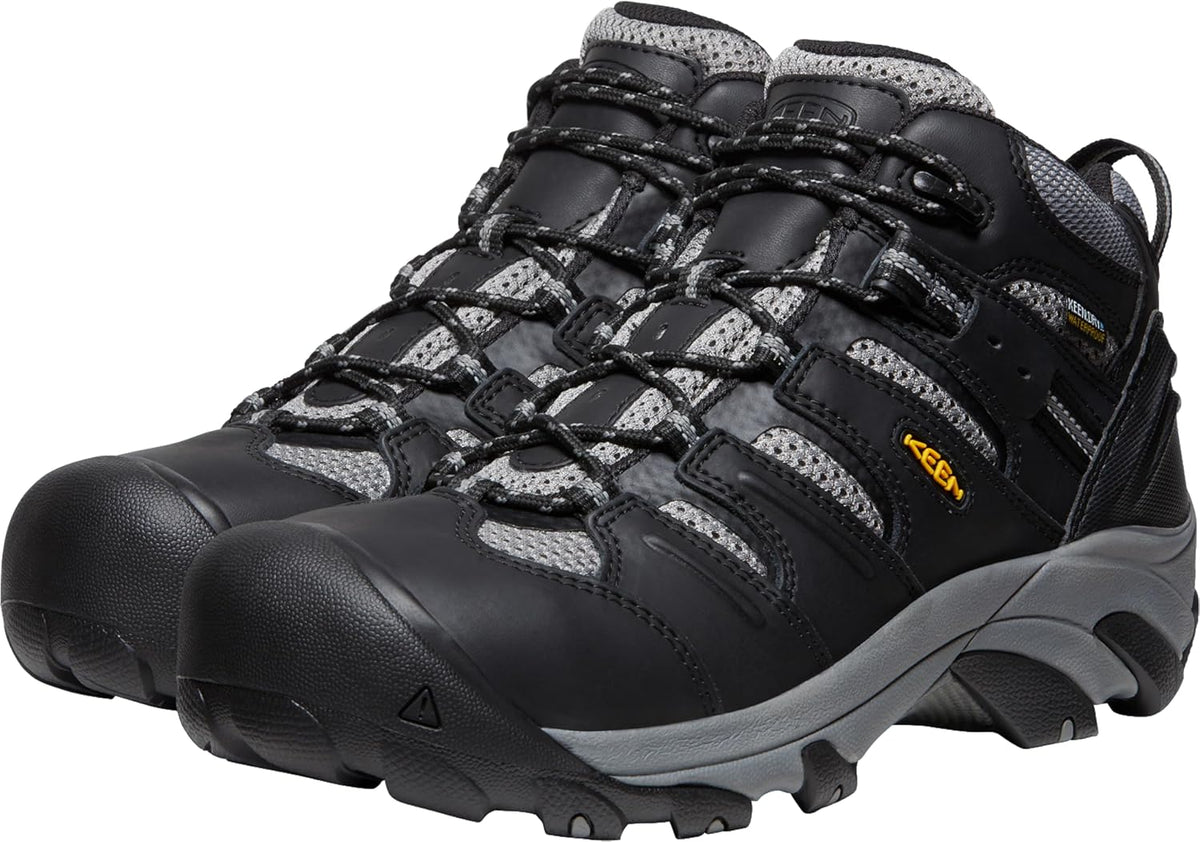 Men'S Lansing Mid Height Steel Toe Waterproof Work Boots