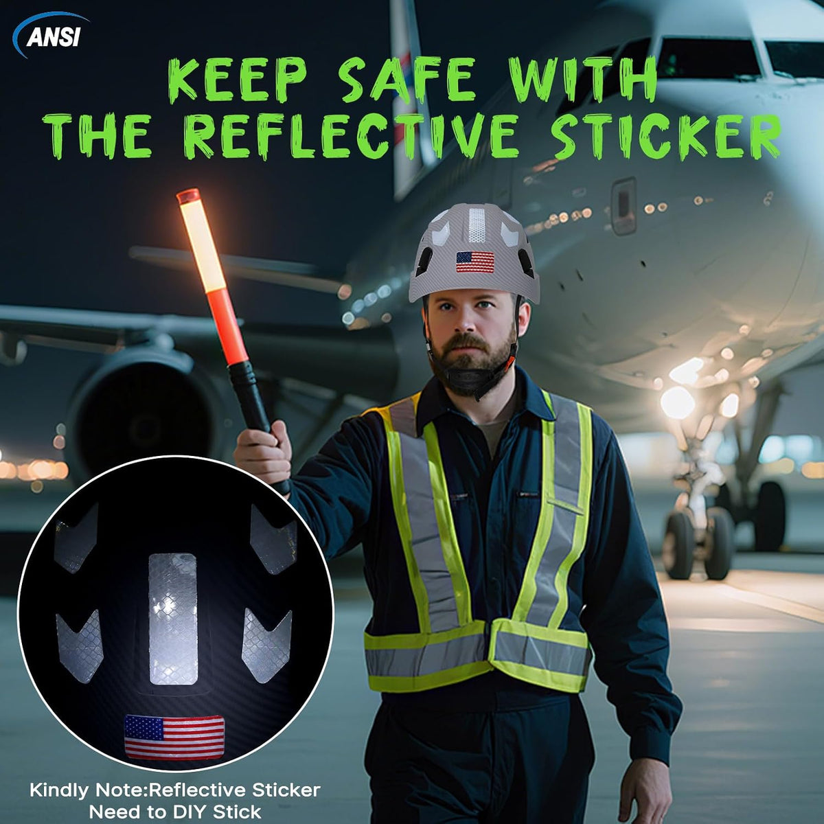 Aolamegs Vented Carbon Fiber Hard Hat - ANSI Z89.1 Type 1 Class C Safety Helmet with Reflective Strips and 6-Point Suspension for Ultimate Comfort and Protection