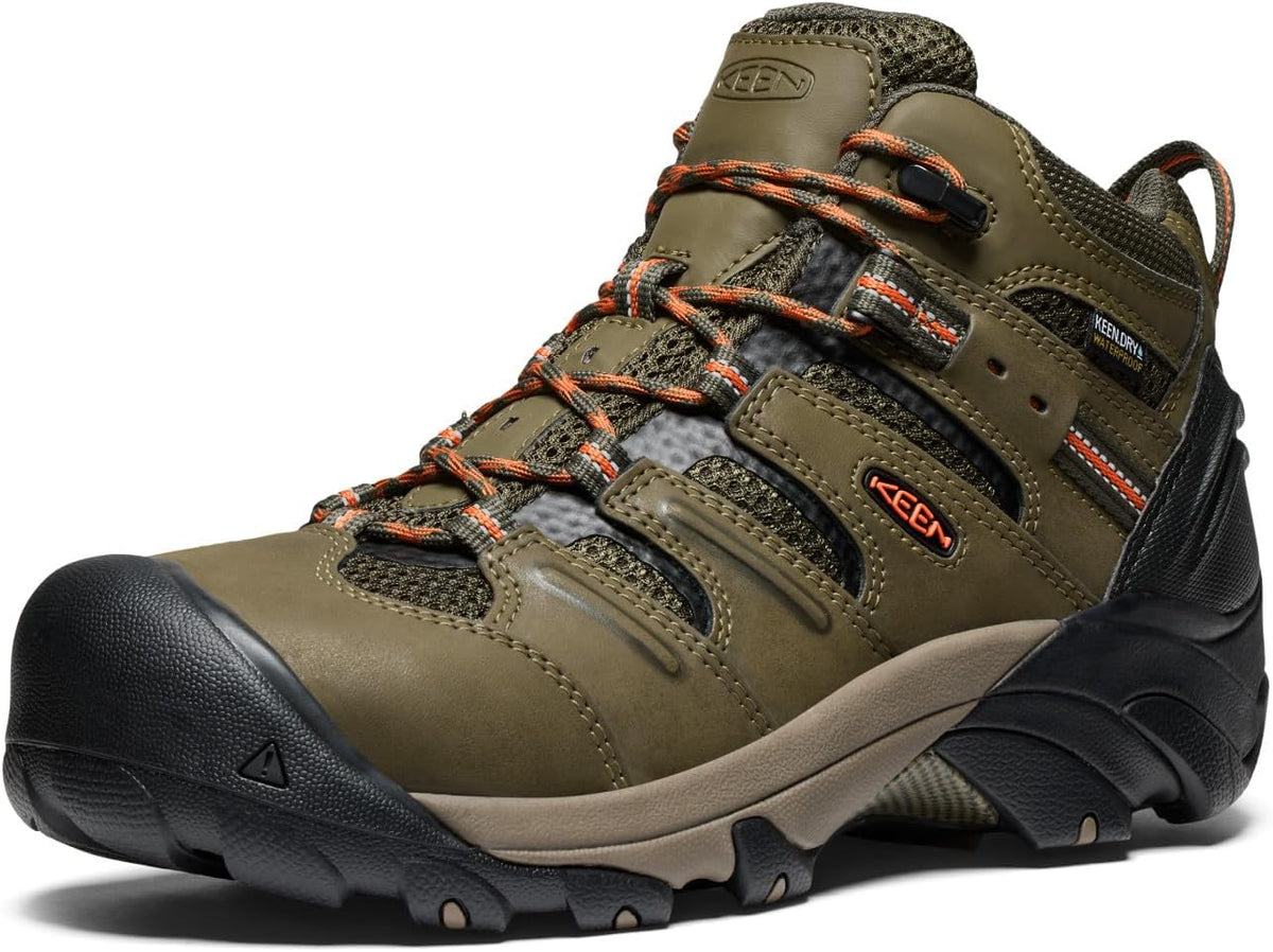 Men'S Lansing Mid Height Steel Toe Waterproof Work Boots