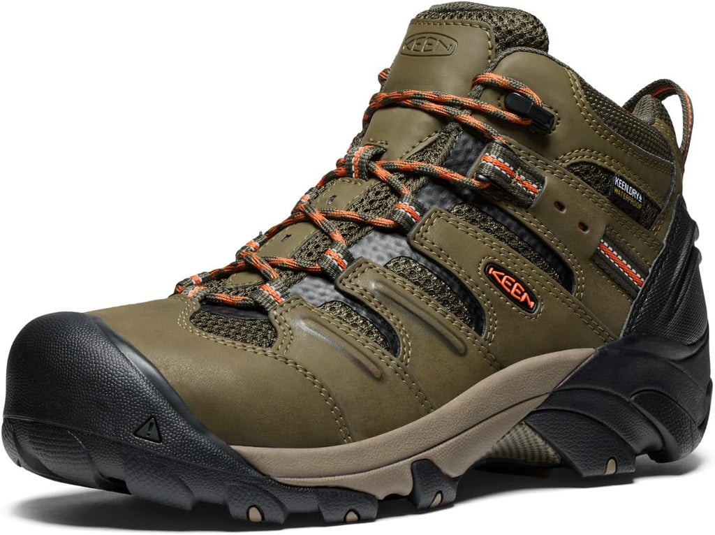 Men'S Lansing Mid Height Steel Toe Waterproof Work Boots