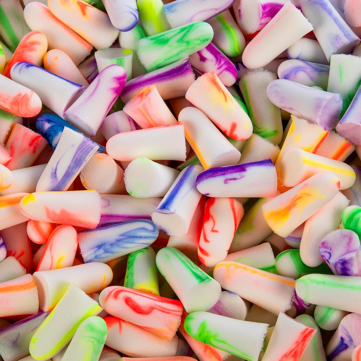 200 Pairs  6604 Sparkplugs Disposable Ear Plug Uncorded NRR 33