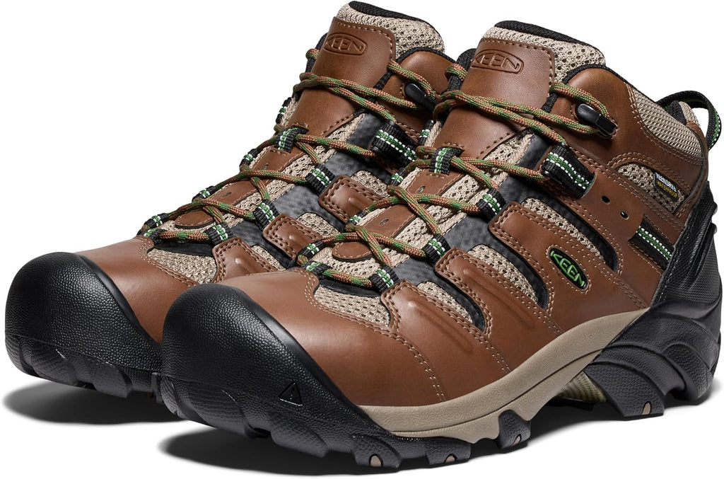 Men'S Lansing Mid Height Steel Toe Waterproof Work Boots