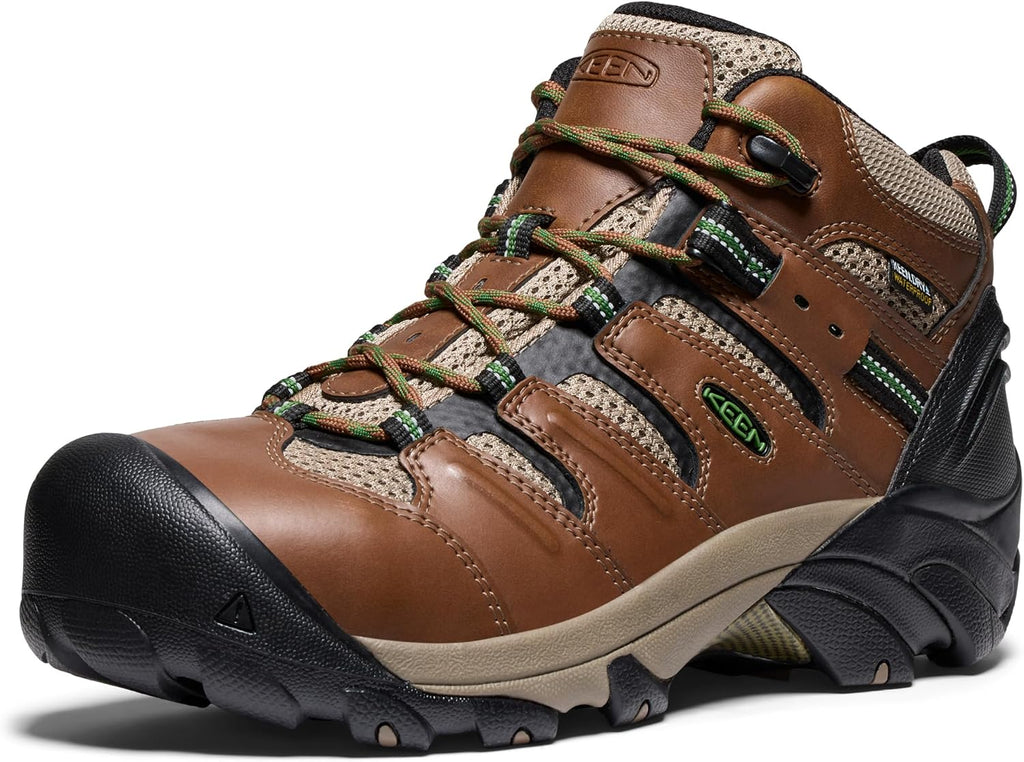 Men'S Lansing Mid Height Steel Toe Waterproof Work Boots