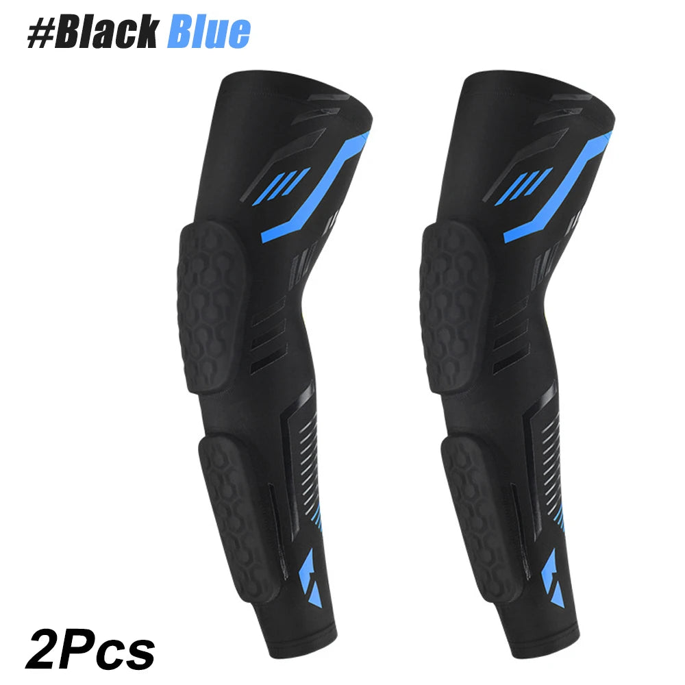 Anti-Collision Arm Sleeve Protective Compression with Elbow Honeycomb Pad for Youth & Adult Sport Basketball Football Volleyball