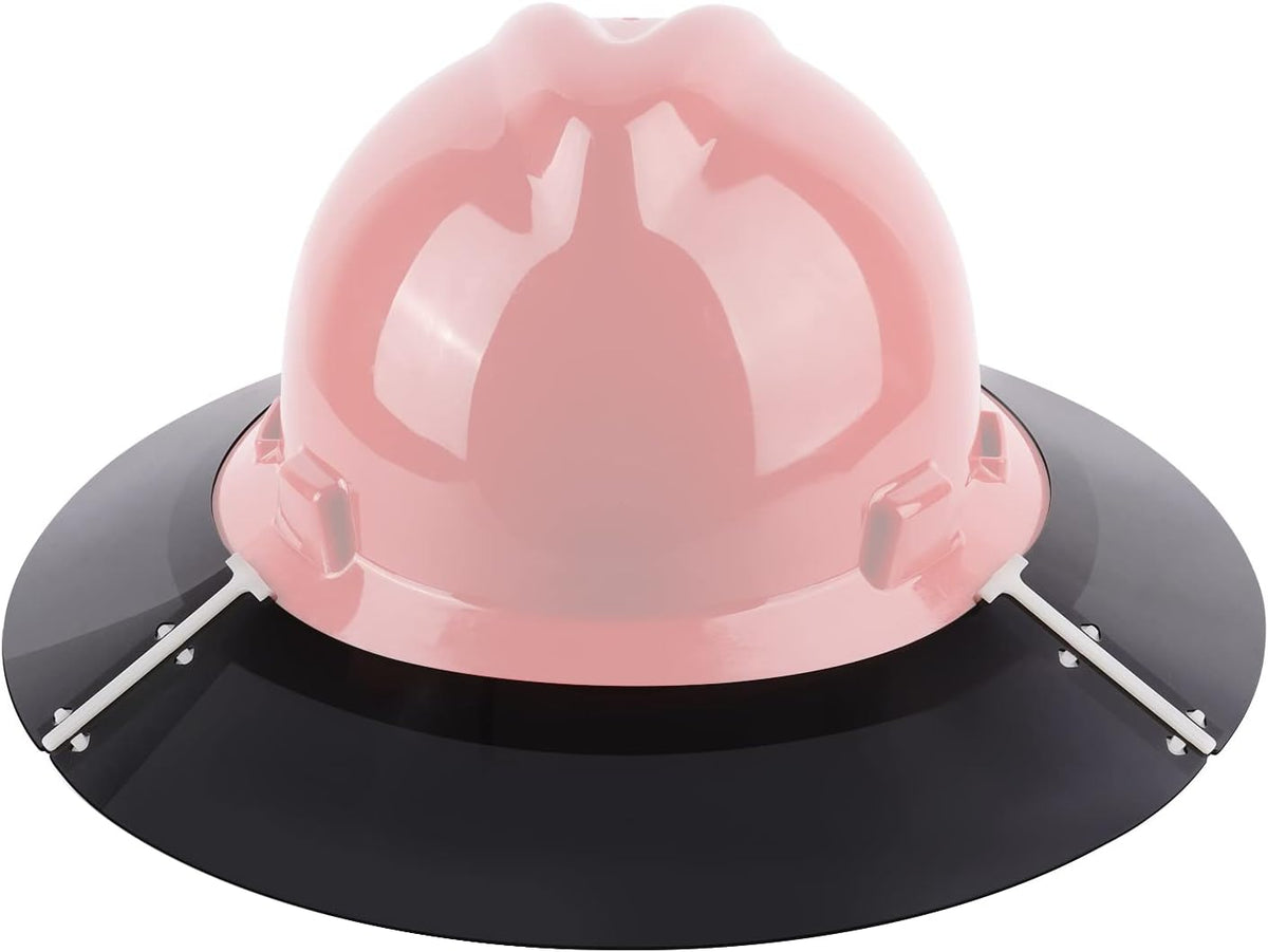 Premium Hard Hat Visor Compatible with MSA V-Gard Full Brim Hard Hat Sun Shade, Hardhat Attachment for Men or Women Working Outside