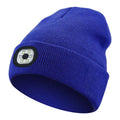 LED Beanie Hat with Light Unisex Warm Winter Hat USB Rechargeable Headlamp Cap Winter Knitted Night Lighted Hat Flashlight