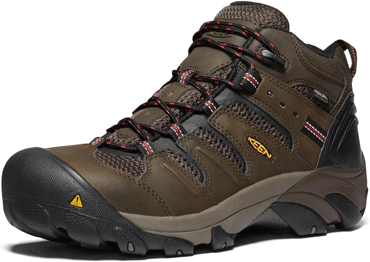 Men'S Lansing Mid Height Steel Toe Waterproof Work Boots