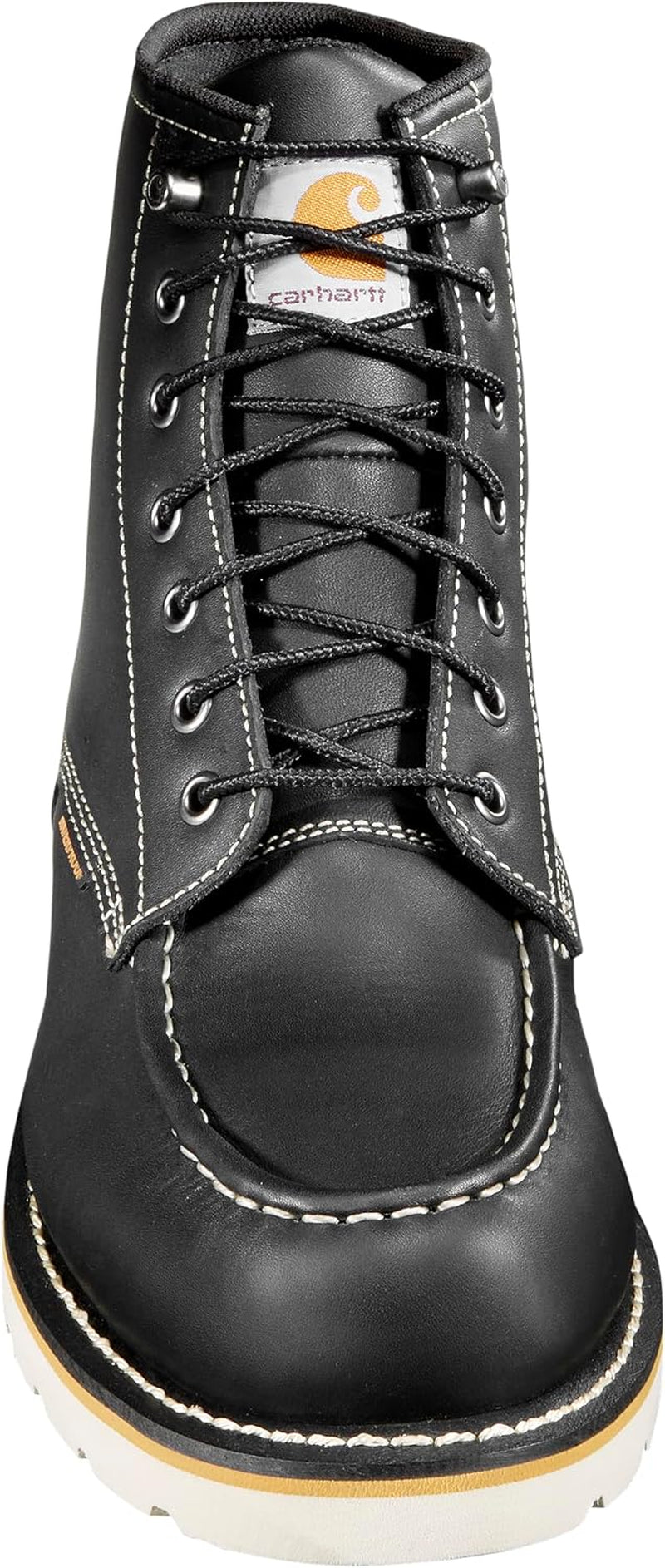 Men's 6" Moc Toe Waterproof Work Boots - Durable Oil-Tanned Leather with FastDry Lining and Superior Traction for Ultimate Comfort and Safety