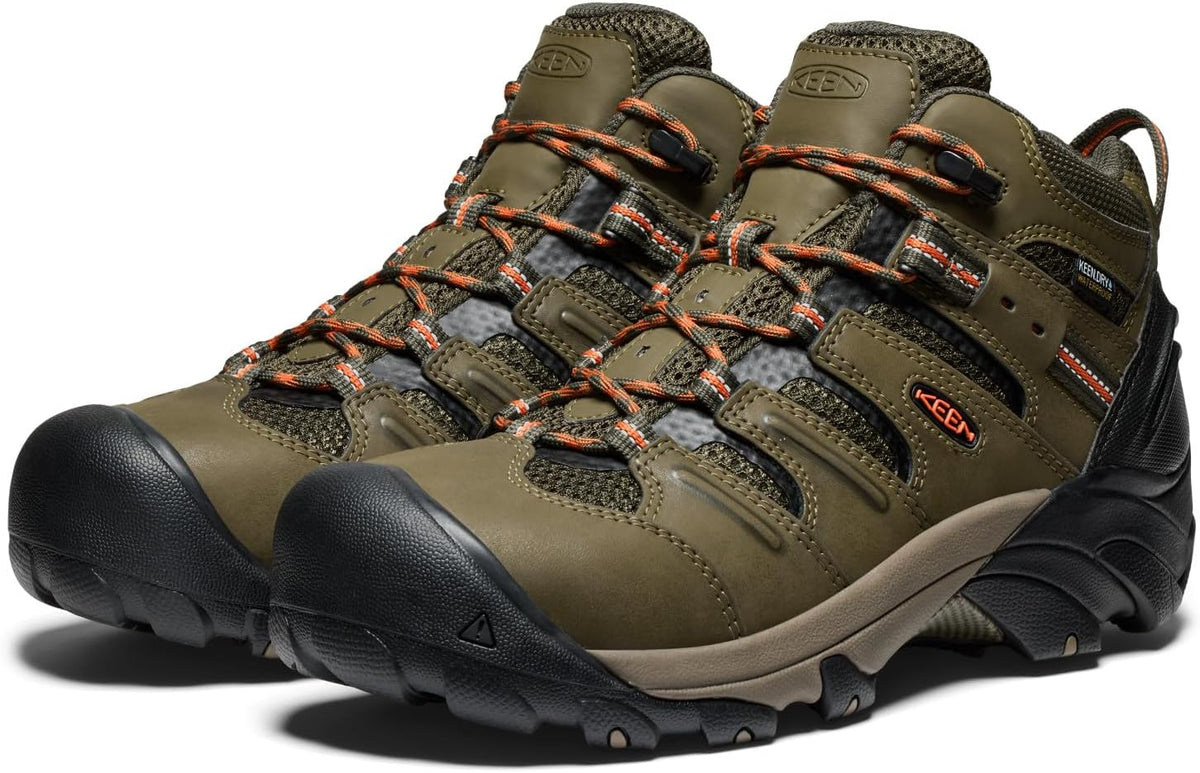 Men'S Lansing Mid Height Steel Toe Waterproof Work Boots