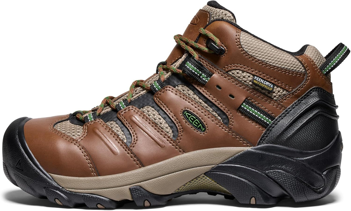 Men'S Lansing Mid Height Steel Toe Waterproof Work Boots