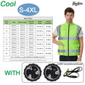 Stay Cool This Summer with Our 5V USB Charging Reflective Cooling Vest - Perfect for Work and Outdoor Adventures!