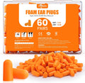 60 Pairs Foam Ear Plugs, Ear Plugs for Sleeping Noise Cancelling