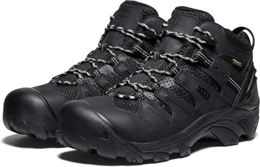 Men'S Lansing Mid Height Steel Toe Waterproof Work Boots