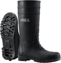 Men'S Steel-Toe Rain Boots, Rubber Boots Waterproof Slip Resistant