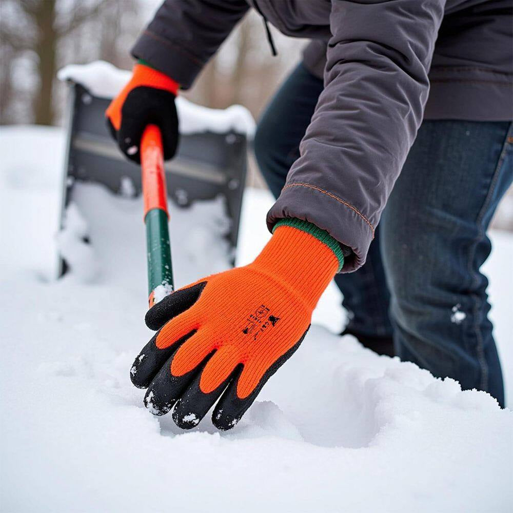2XL Orange Hi Vis Acrylic Cold-Temp Gloves