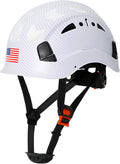 Aolamegs Vented Carbon Fiber Hard Hat - ANSI Z89.1 Type 1 Class C Safety Helmet with Reflective Strips and 6-Point Suspension for Ultimate Comfort and Protection