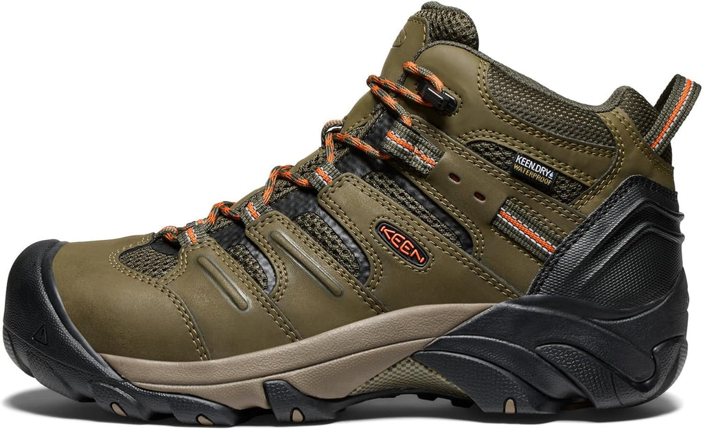 Men'S Lansing Mid Height Steel Toe Waterproof Work Boots