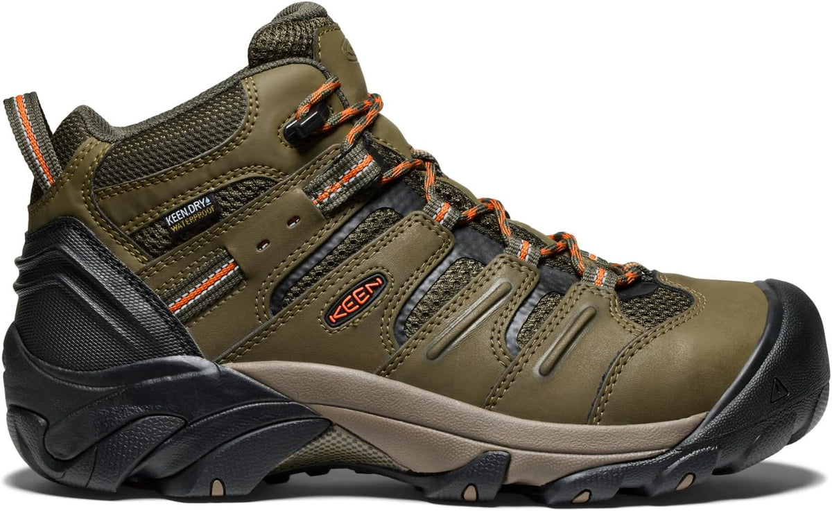 Men'S Lansing Mid Height Steel Toe Waterproof Work Boots