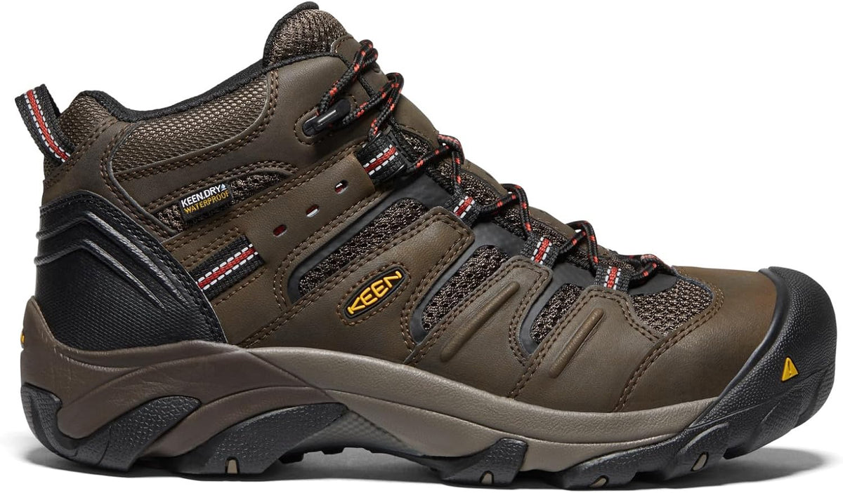 Men'S Lansing Mid Height Steel Toe Waterproof Work Boots