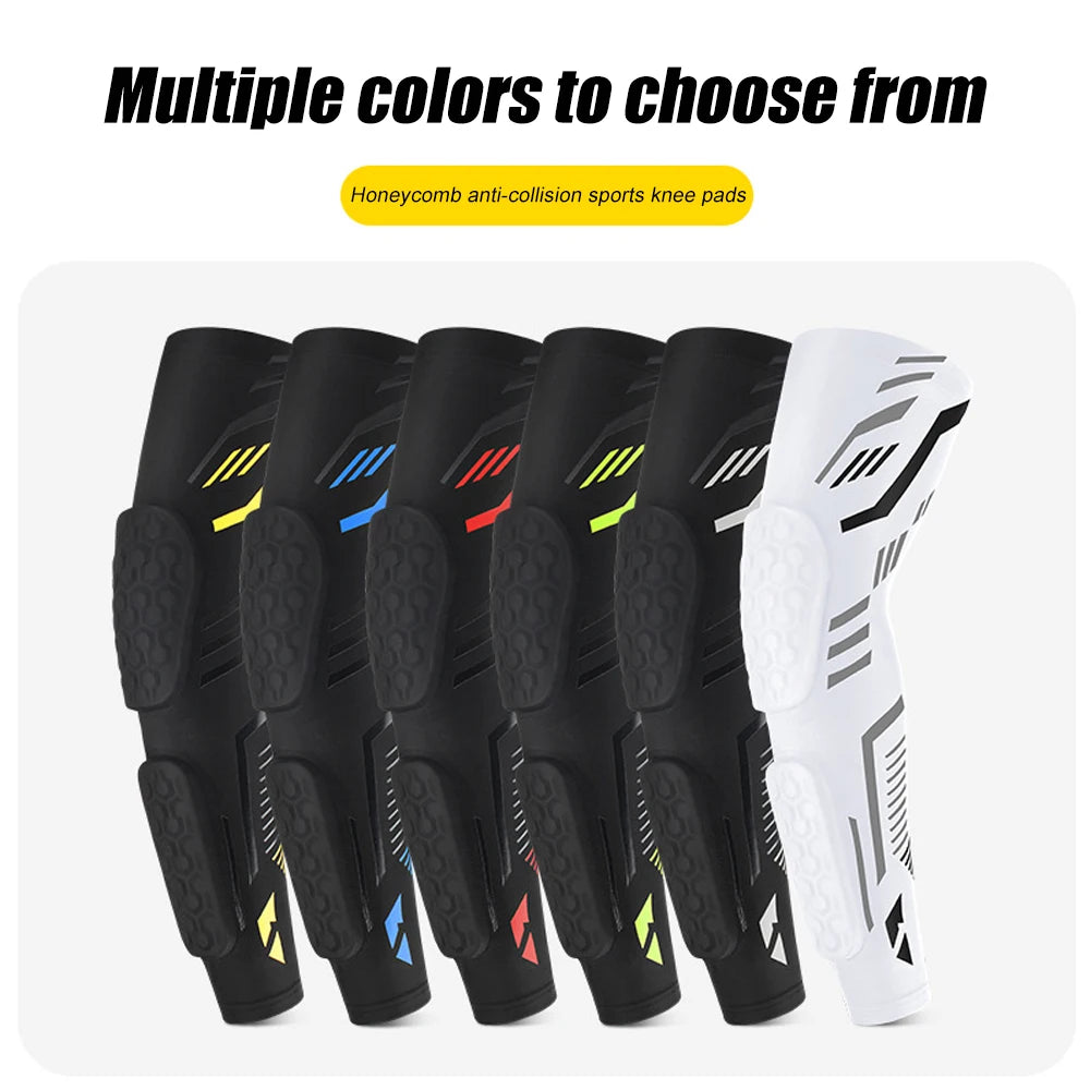 Anti-Collision Arm Sleeve Protective Compression with Elbow Honeycomb Pad for Youth & Adult Sport Basketball Football Volleyball