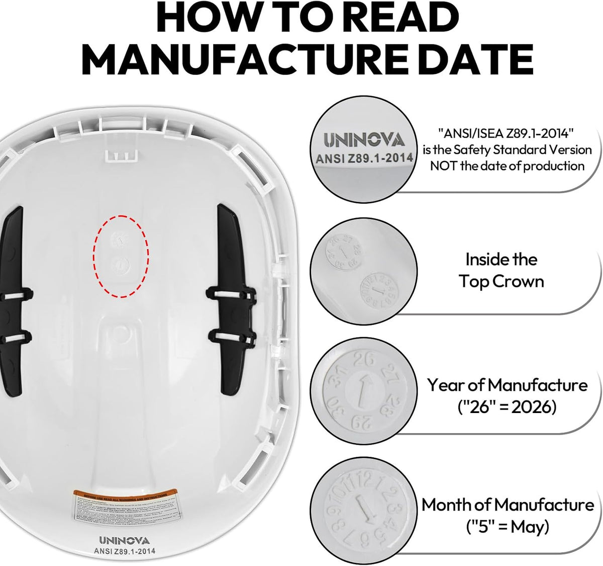 Durable and Comfortable Hard Hat - OSHA Compliant Vented Safety Helmet for Construction and Arborist Work