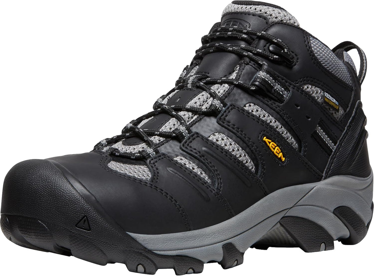 Men'S Lansing Mid Height Steel Toe Waterproof Work Boots