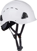 Durable and Comfortable Hard Hat - OSHA Compliant Vented Safety Helmet for Construction and Arborist Work
