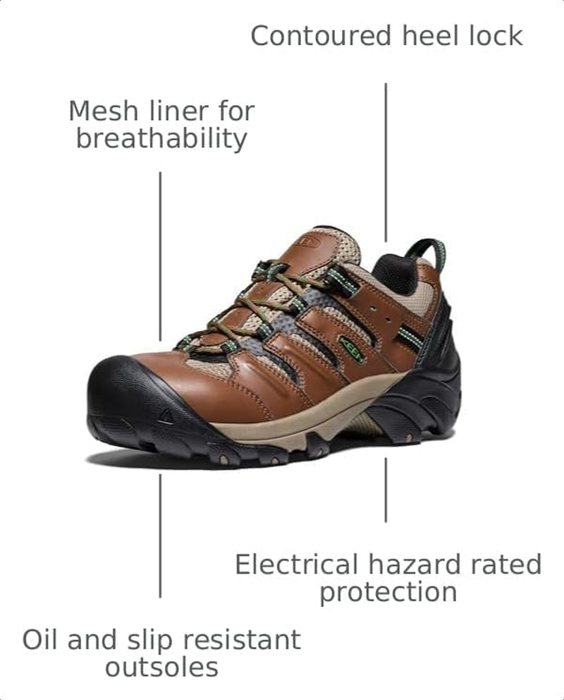 Men'S Lansing Low Height Steel Toe Work Shoes