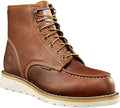 Men's 6" Moc Toe Waterproof Work Boots - Durable Oil-Tanned Leather with FastDry Lining for Ultimate Comfort and Traction