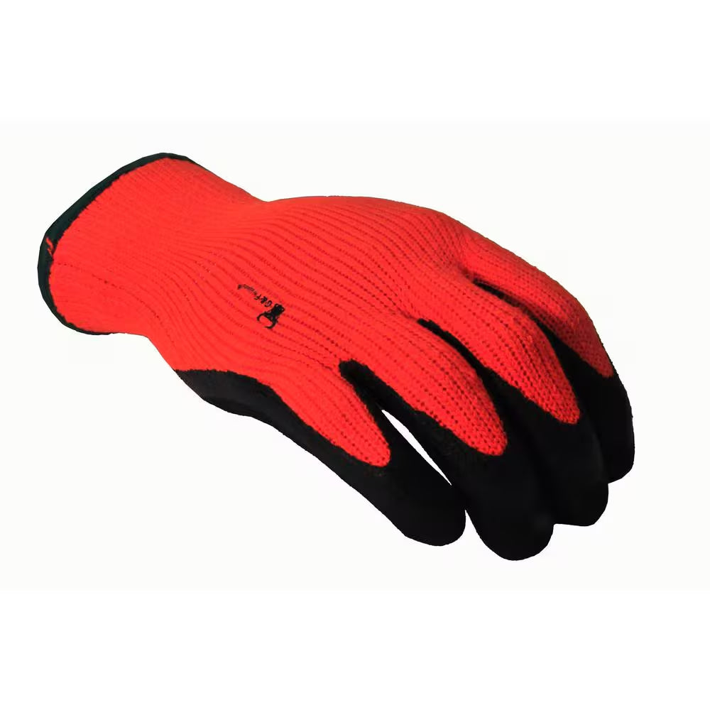 2XL Orange Hi Vis Acrylic Cold-Temp Gloves