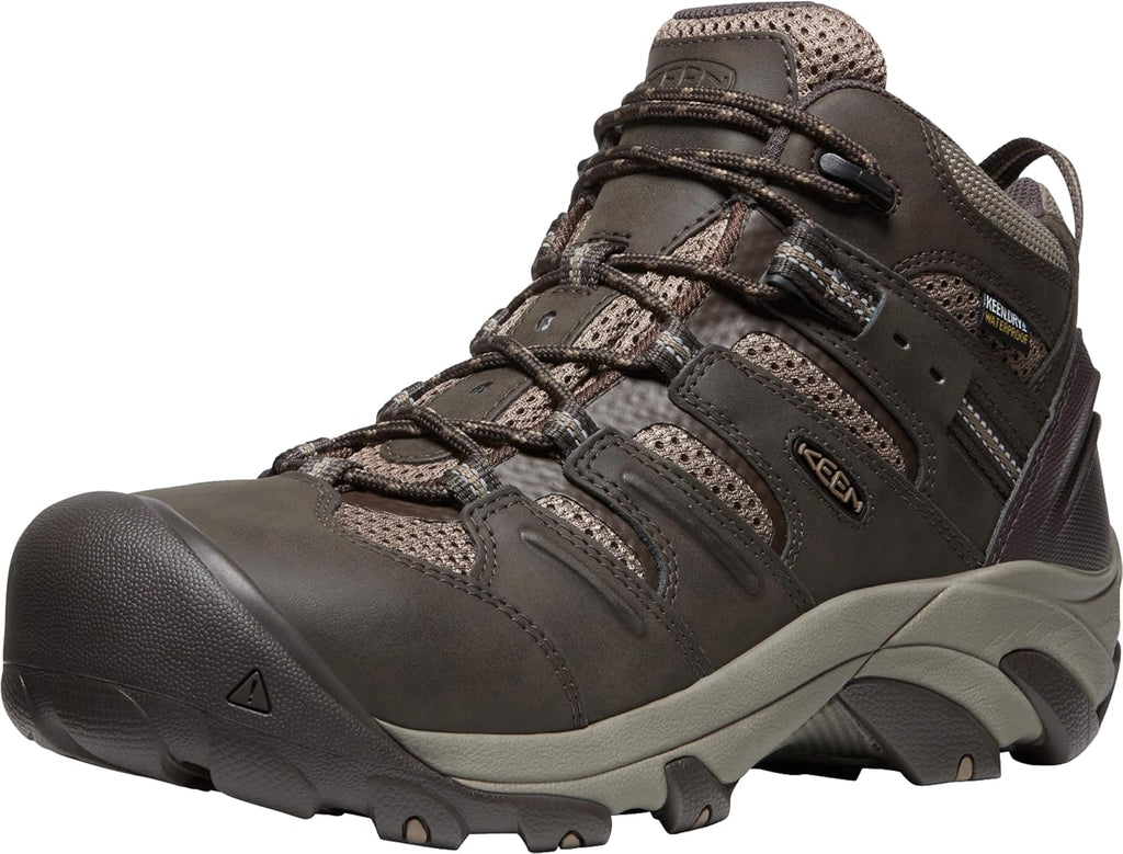 Men'S Lansing Mid Height Steel Toe Waterproof Work Boots
