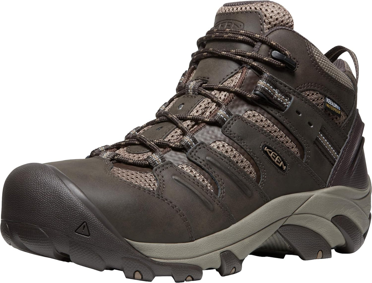 Men'S Lansing Mid Height Steel Toe Waterproof Work Boots