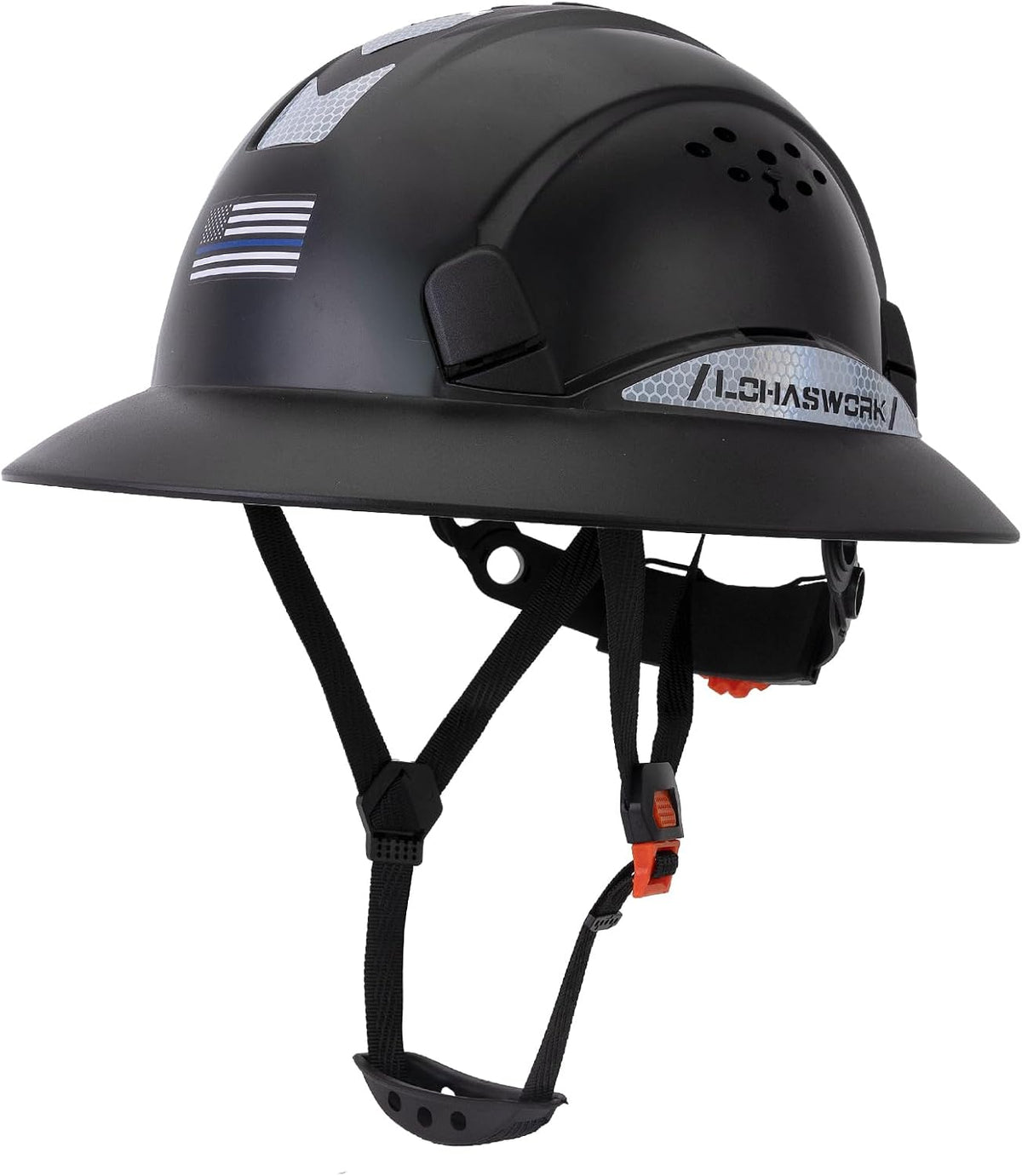 Premium Full Brim Hard Hat - OSHA Approved Construction Helmet with Adjustable Vents for Ultimate Comfort and Safety