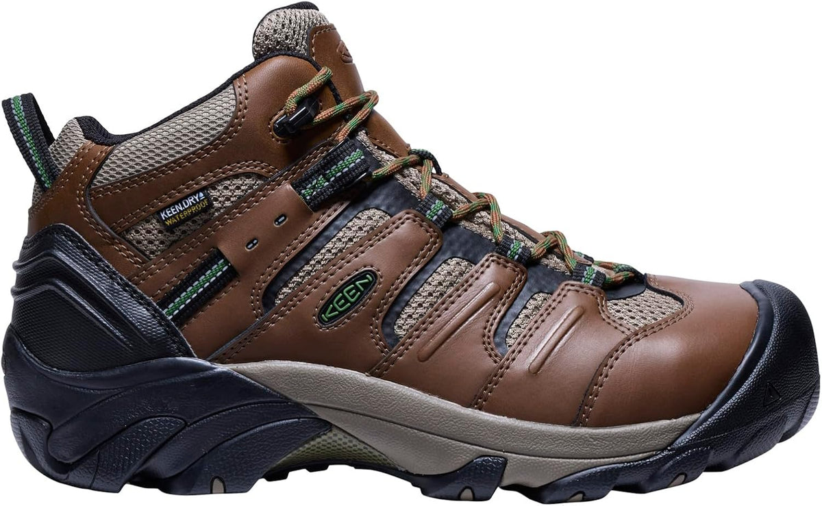 Men'S Lansing Mid Height Steel Toe Waterproof Work Boots
