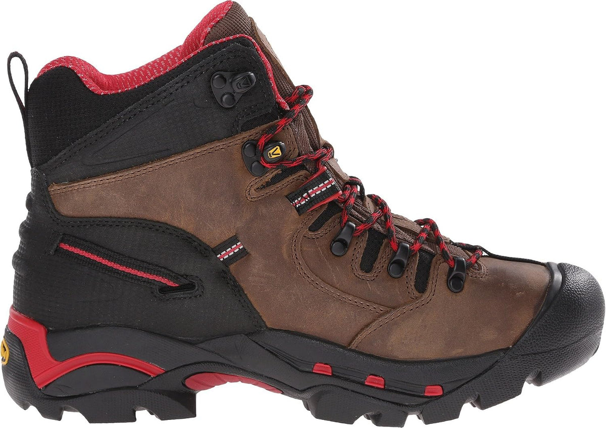 Men'S Pittsburgh 6" Leather Waterproof Steel Toe Work Boots