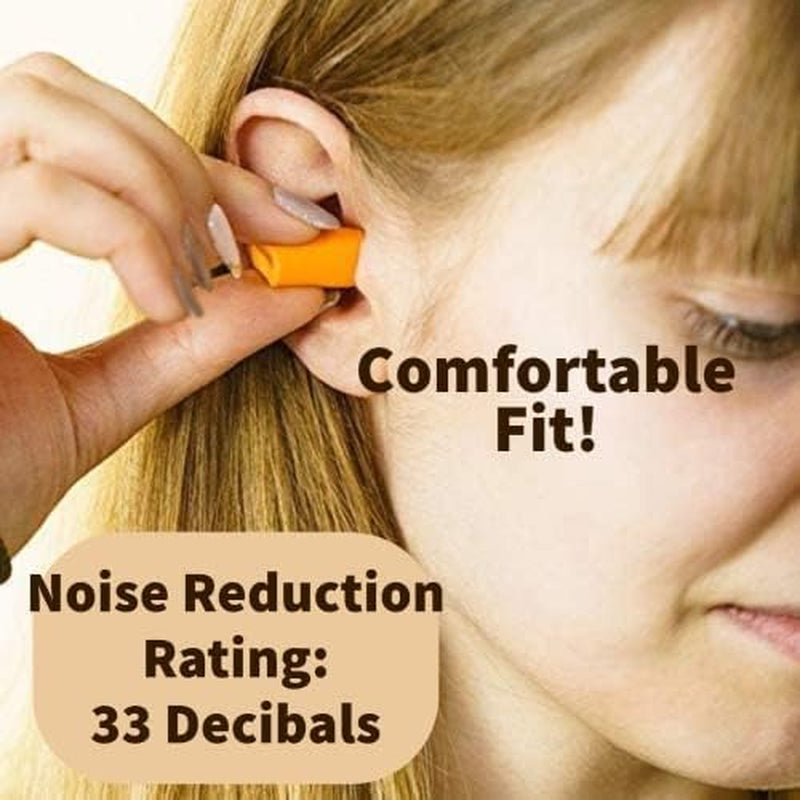 EPFU01 Encore Orange Foam Pu Ear Plugs, Uncorded, Nrr 33 Db, 200-Pack