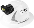 Matrix Full Brim Hard Hat with Headlight Vented Construction Safety Helmet OSHA Approved Cascos De Construccion Work Hardhat for Men&Women