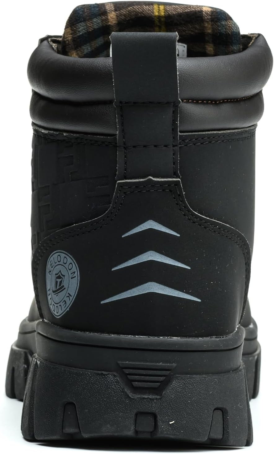 Waterproof Steel Toe Boots for Men 6 Inch Leather Steel Toe Shoes Non Slip Resistant Safety Work Boots Indestructible Lightweight Construction Boot