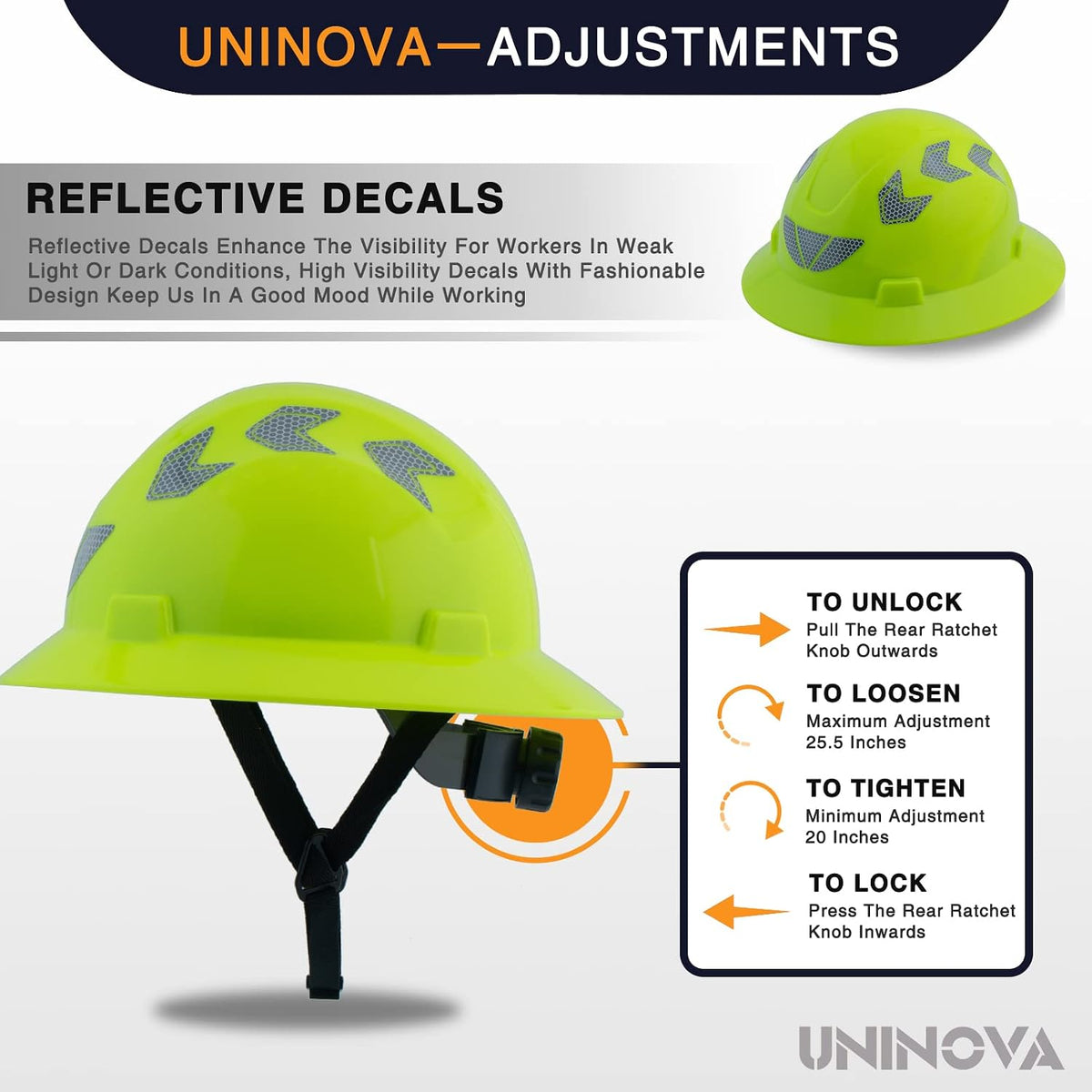 Ultimate Protection with the Full Brim Hard Hat Safety Helmet - Electrical Class E, ANSI Z89.1 Approved for Construction and Work Safety