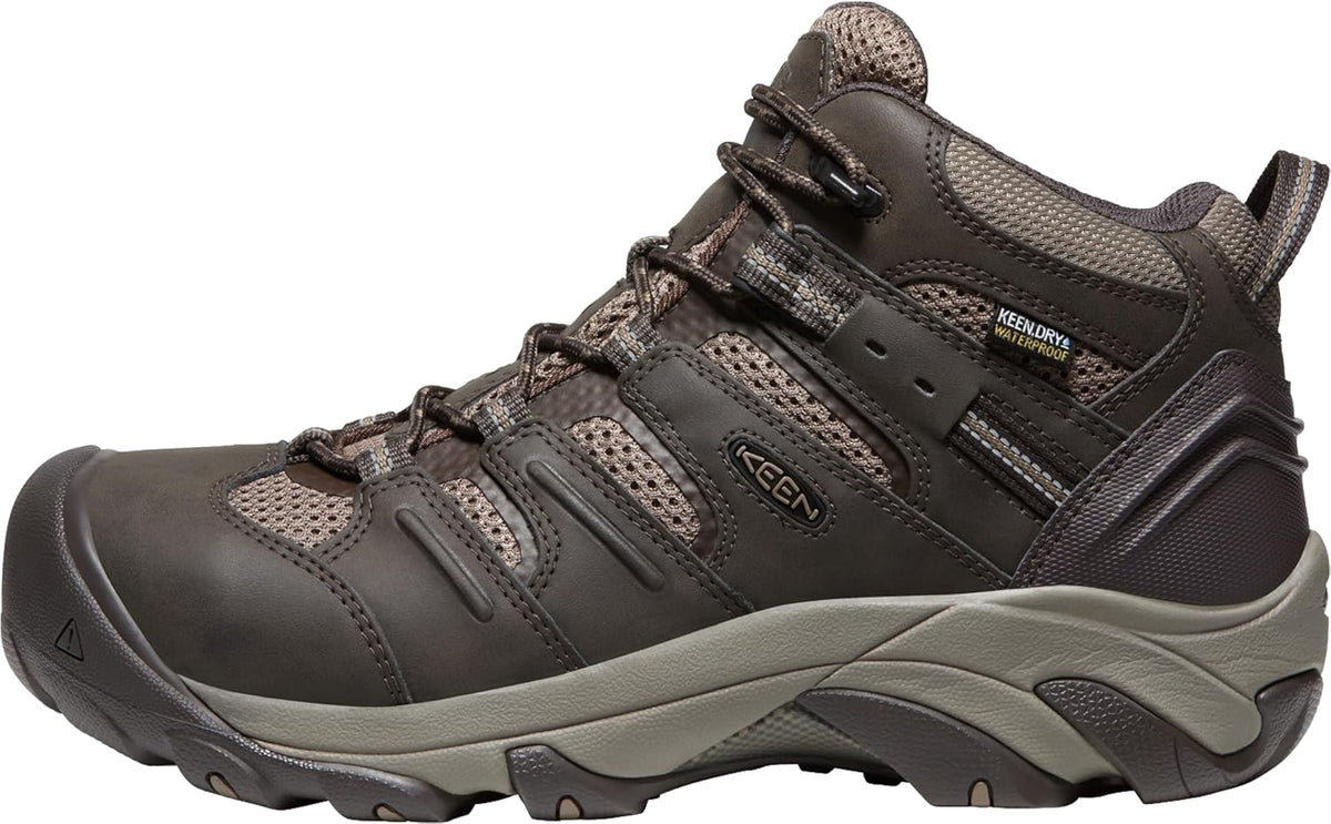 Men'S Lansing Mid Height Steel Toe Waterproof Work Boots