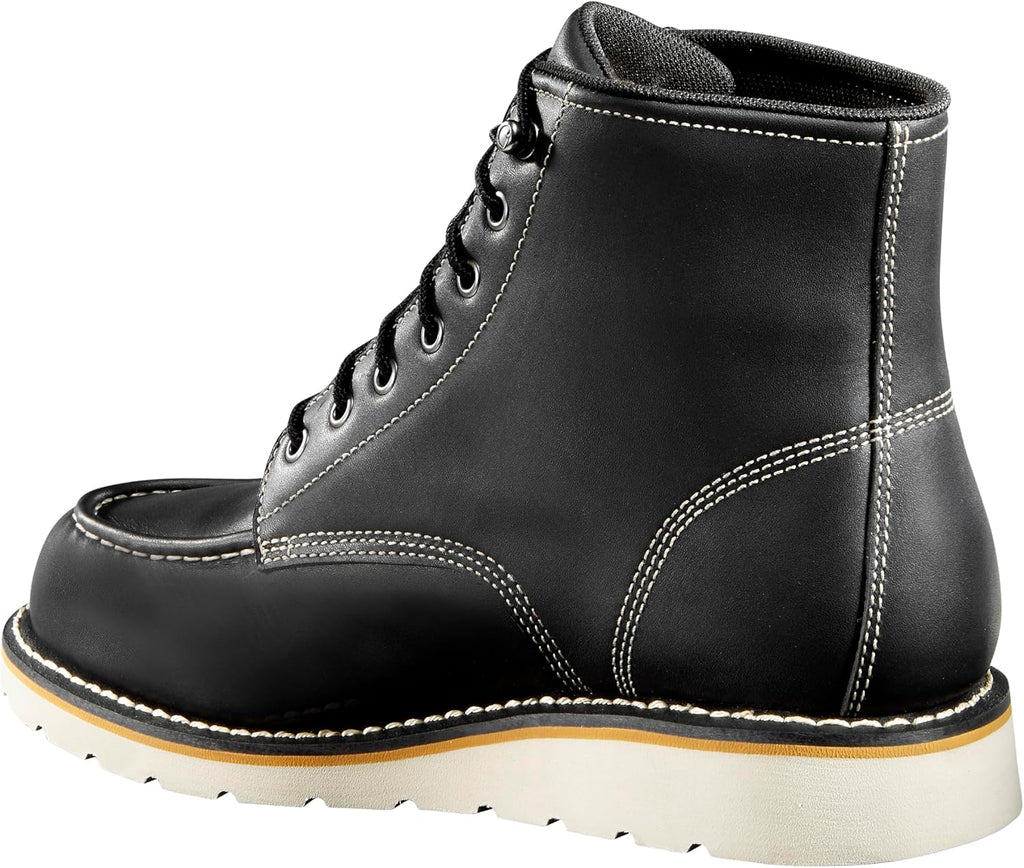 Men's 6" Moc Toe Waterproof Work Boots - Durable Oil-Tanned Leather with FastDry Lining and Superior Traction for Ultimate Comfort and Safety